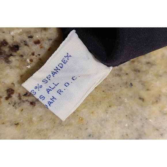 Vintage One Size Fits All Black Nylon Leather Stretch 8" Driving Gloves New?? - Picture 8 of 15